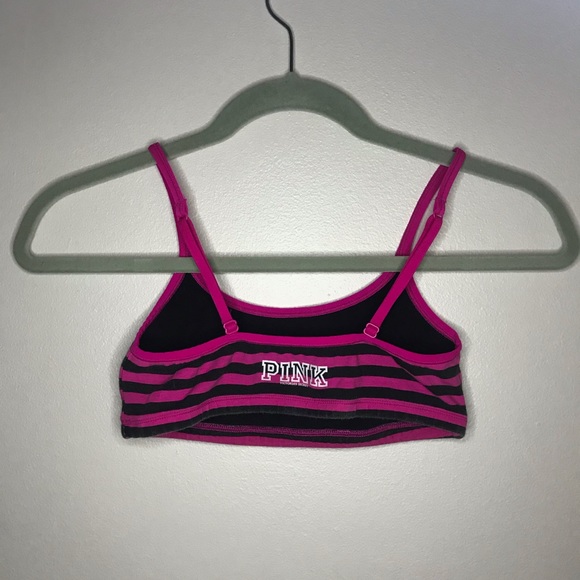 PINK Victoria’s Secret Yoga Striped Sports Bra - Picture 3 of 5